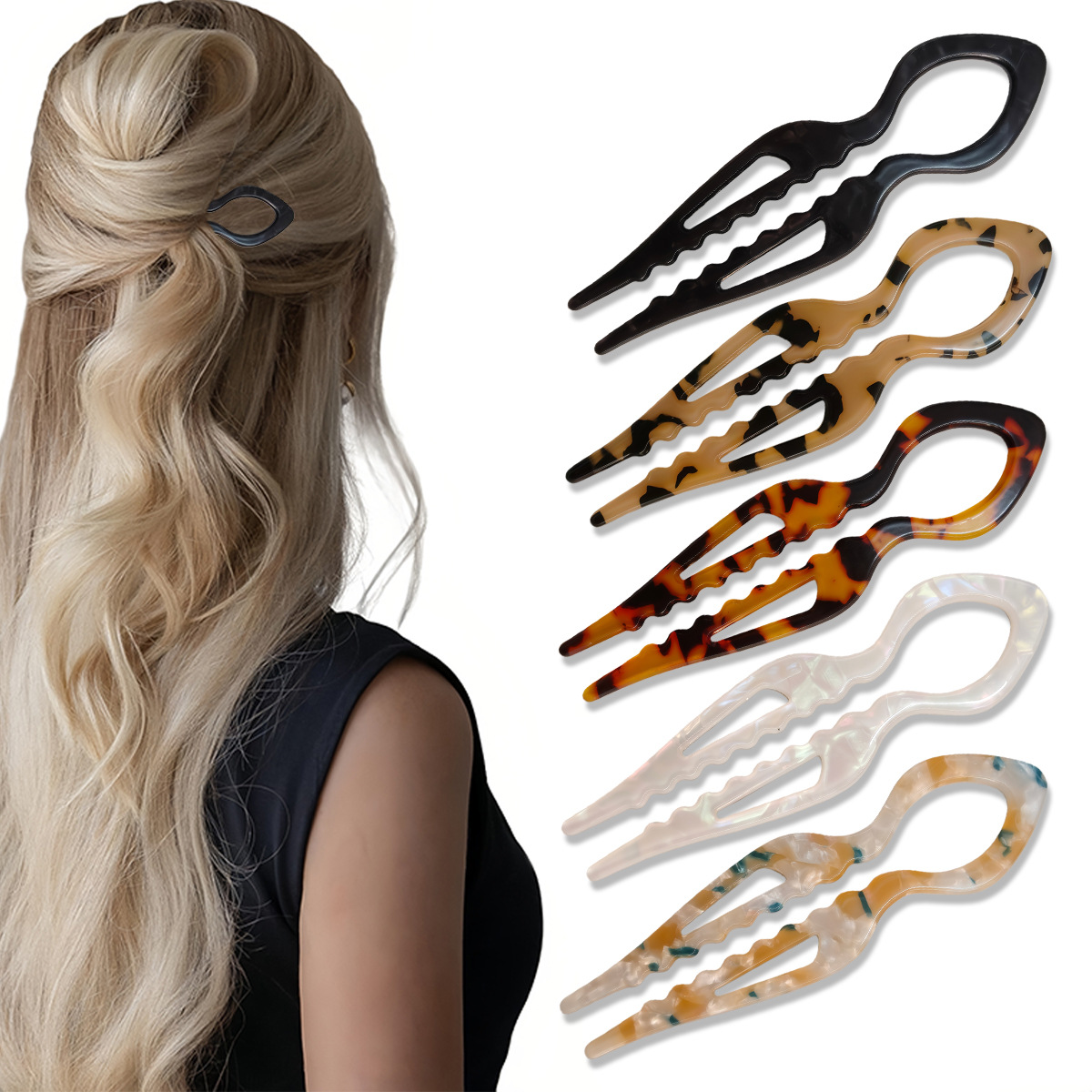 Hair Fork Stick - Szpilki do włosów w kształcie litery