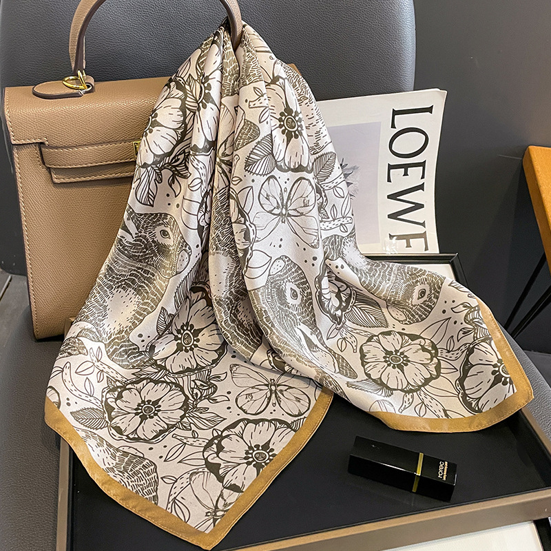 Women Accessories Brands - Luksusowe marki 100% prawdziwe Silk plac