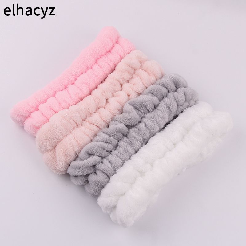Women Accessories Online - Elegancka solidna koralowa polar miękka elastyczna