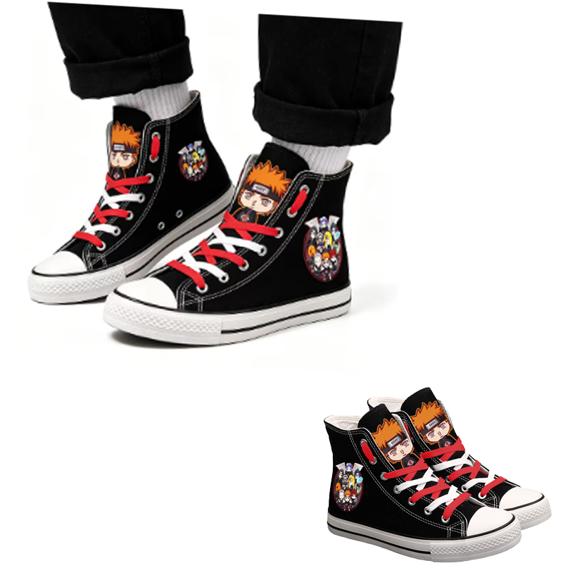 Women'S Accessories Gift Ideas - Buty płócienne Naruto Uzumaki, wysokie, męskie