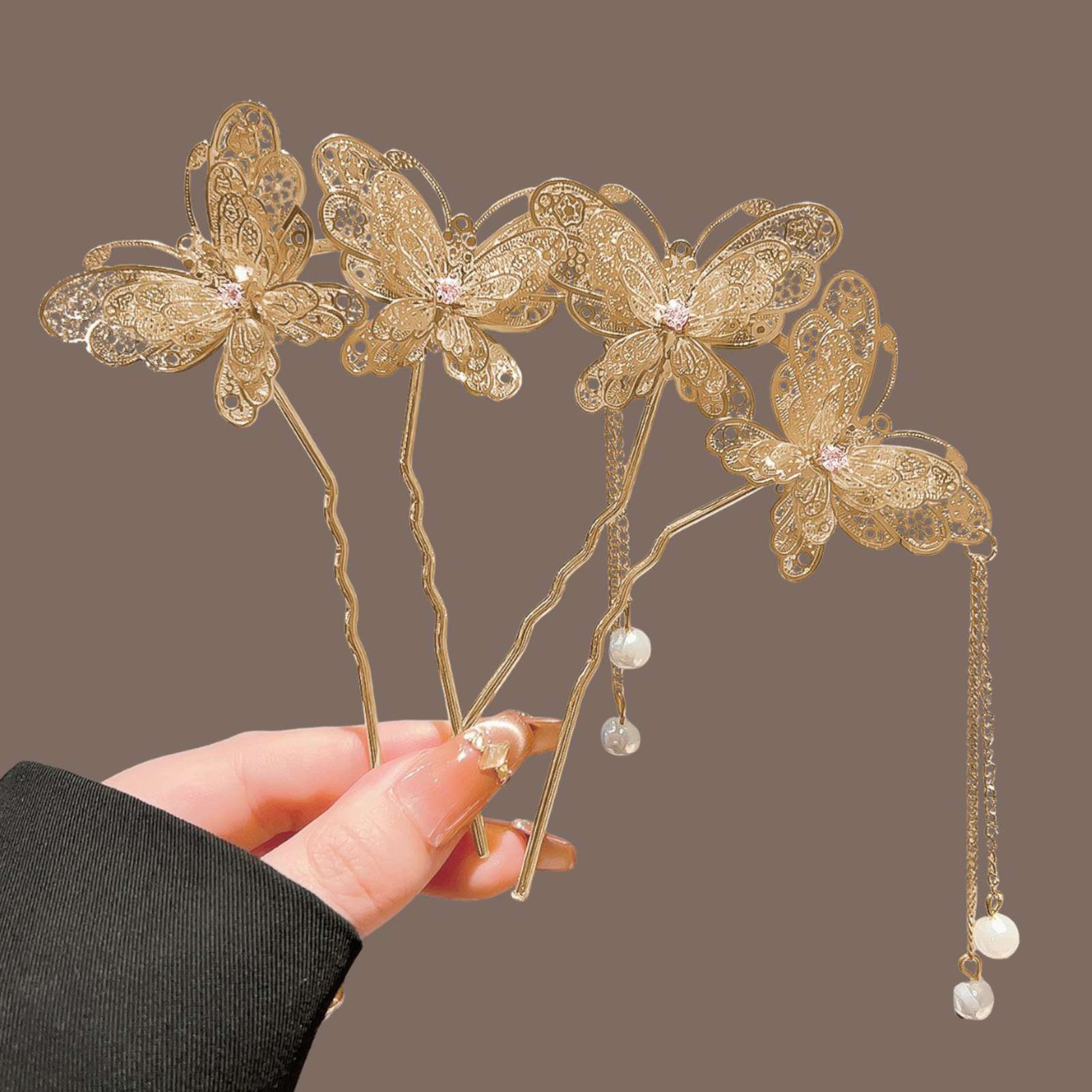 Hair Fork Stick - Elegancka spinka do włosów w stylu