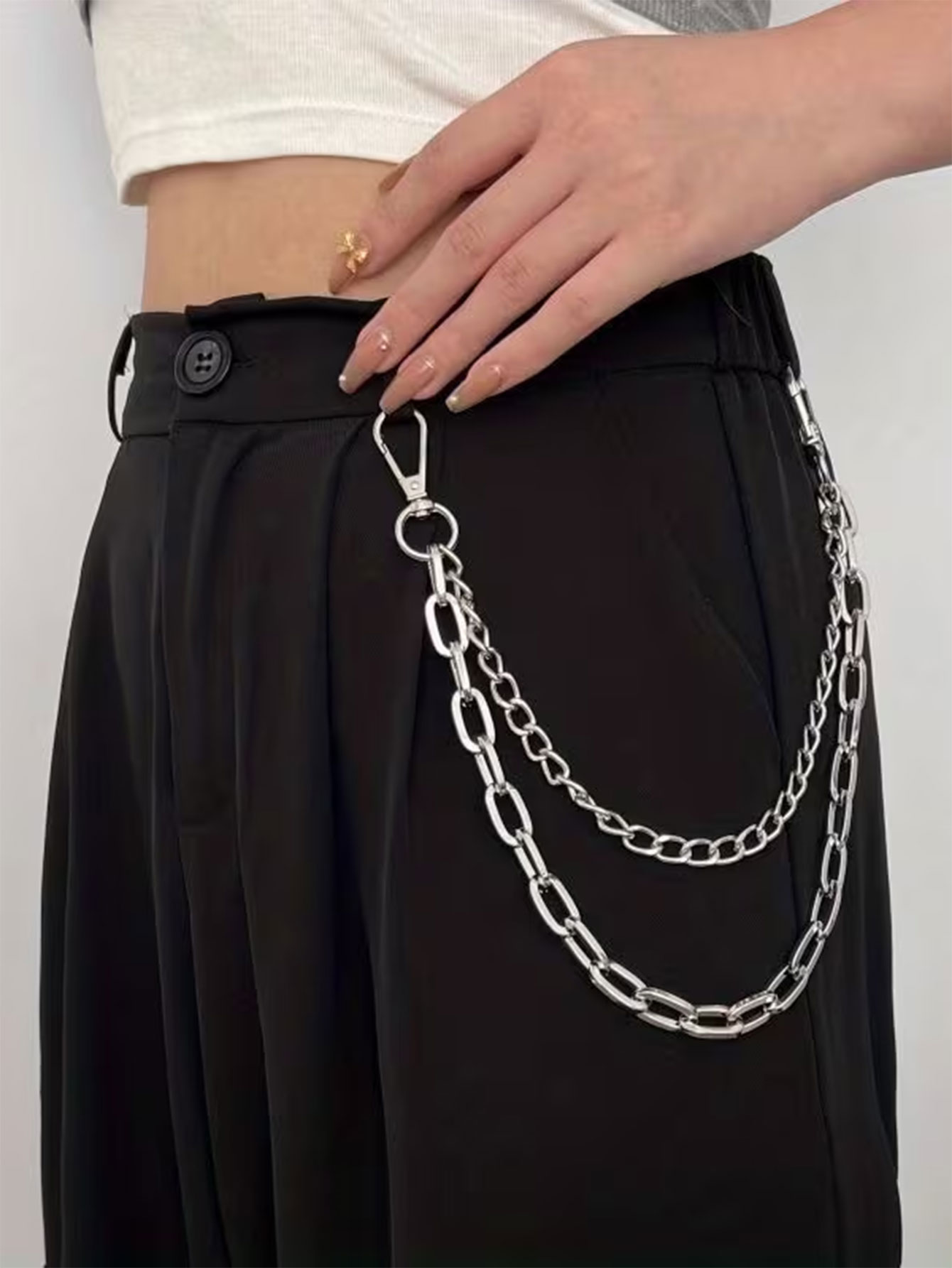 Women'S Jeans Accessories Chain - Unisexowy łańcuch na pas w stylu