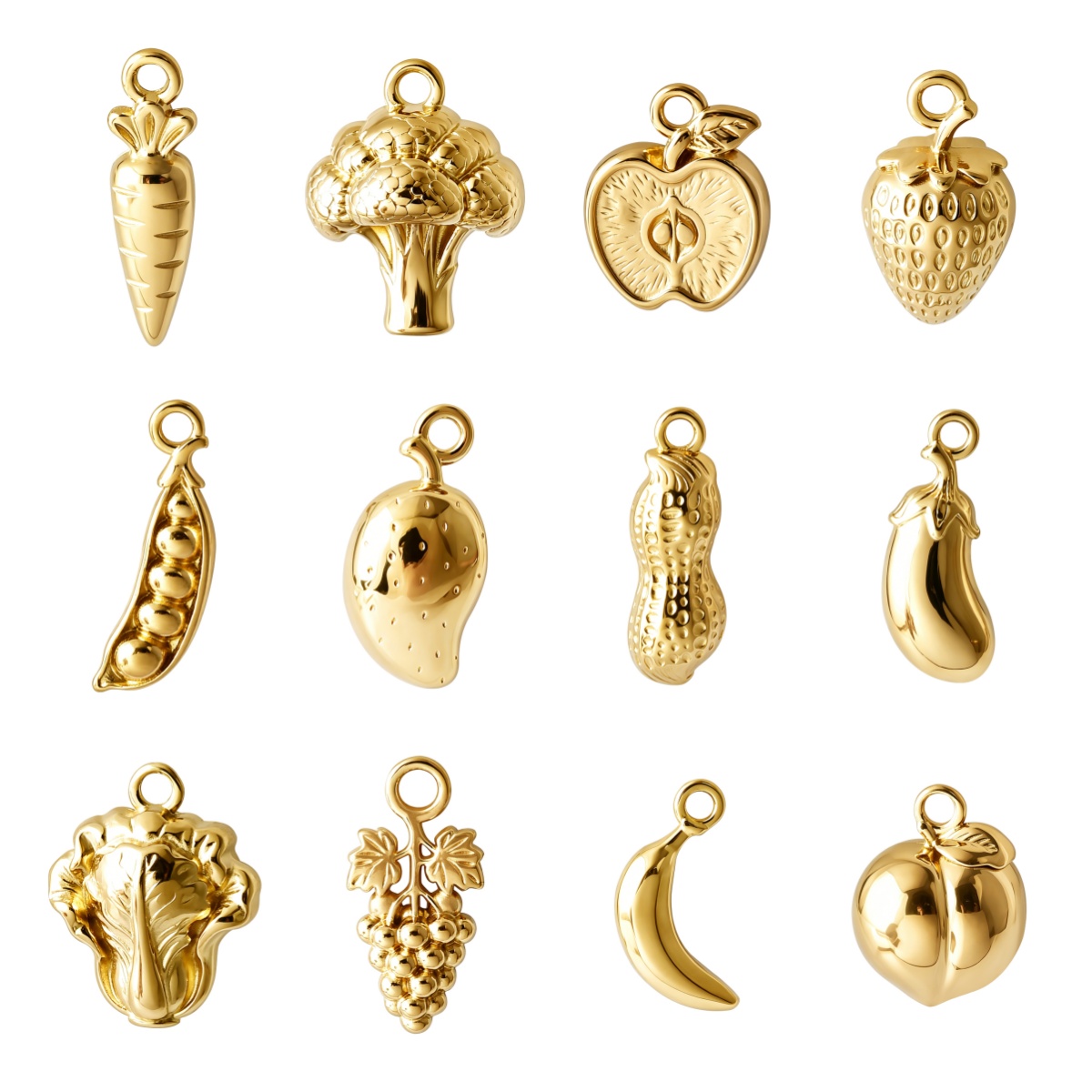 7 szt. Zawieszki w kształcie o – Women'S Accessories Mango recenzja i cena
