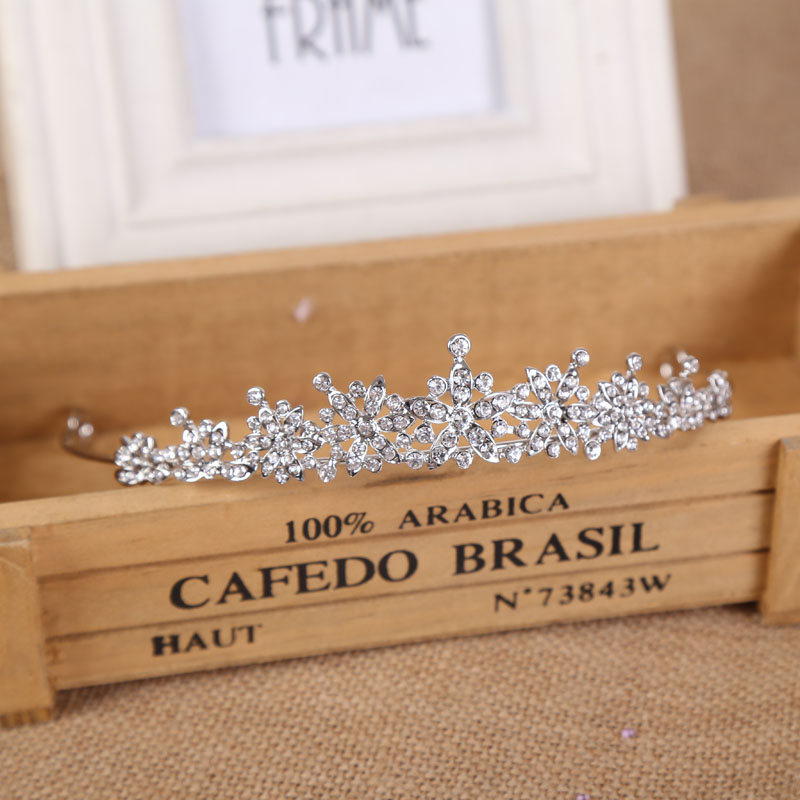 Kryształowa tiara ślubna do wł – Women Accessories For Wedding recenzja i cena
