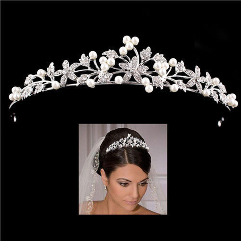 Kryształowa tiara ślubna do wł – Women Accessories For Wedding recenzja i cena
