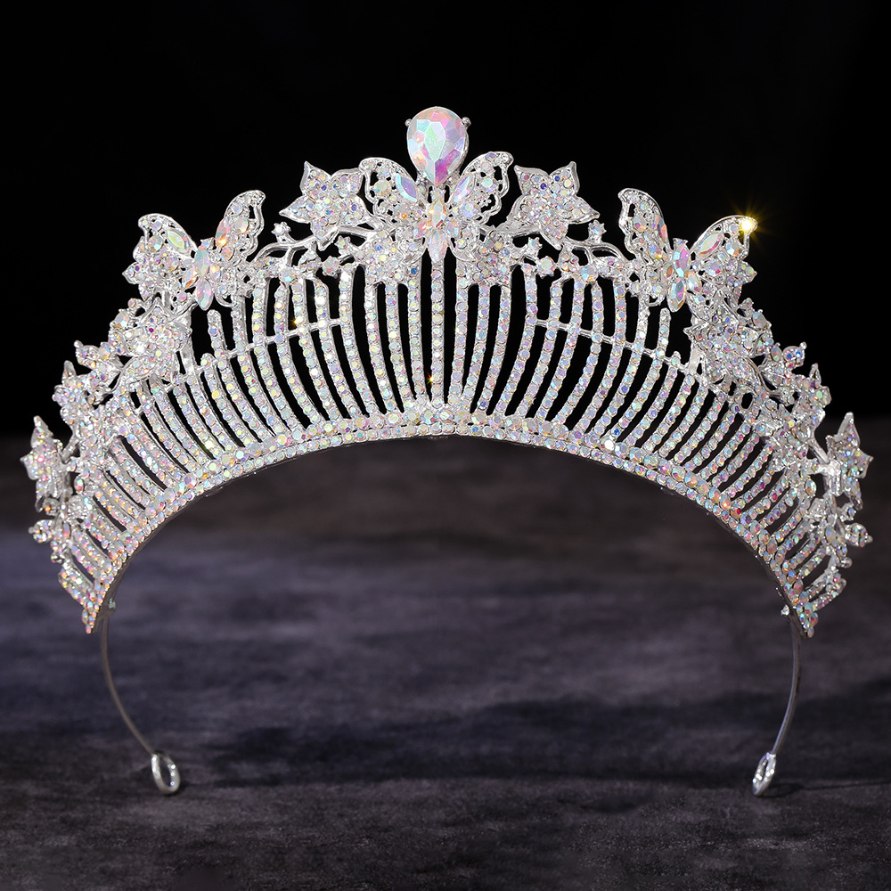 Aluminiowa korona lotosu jako  – Women Accessories For Wedding recenzja i cena