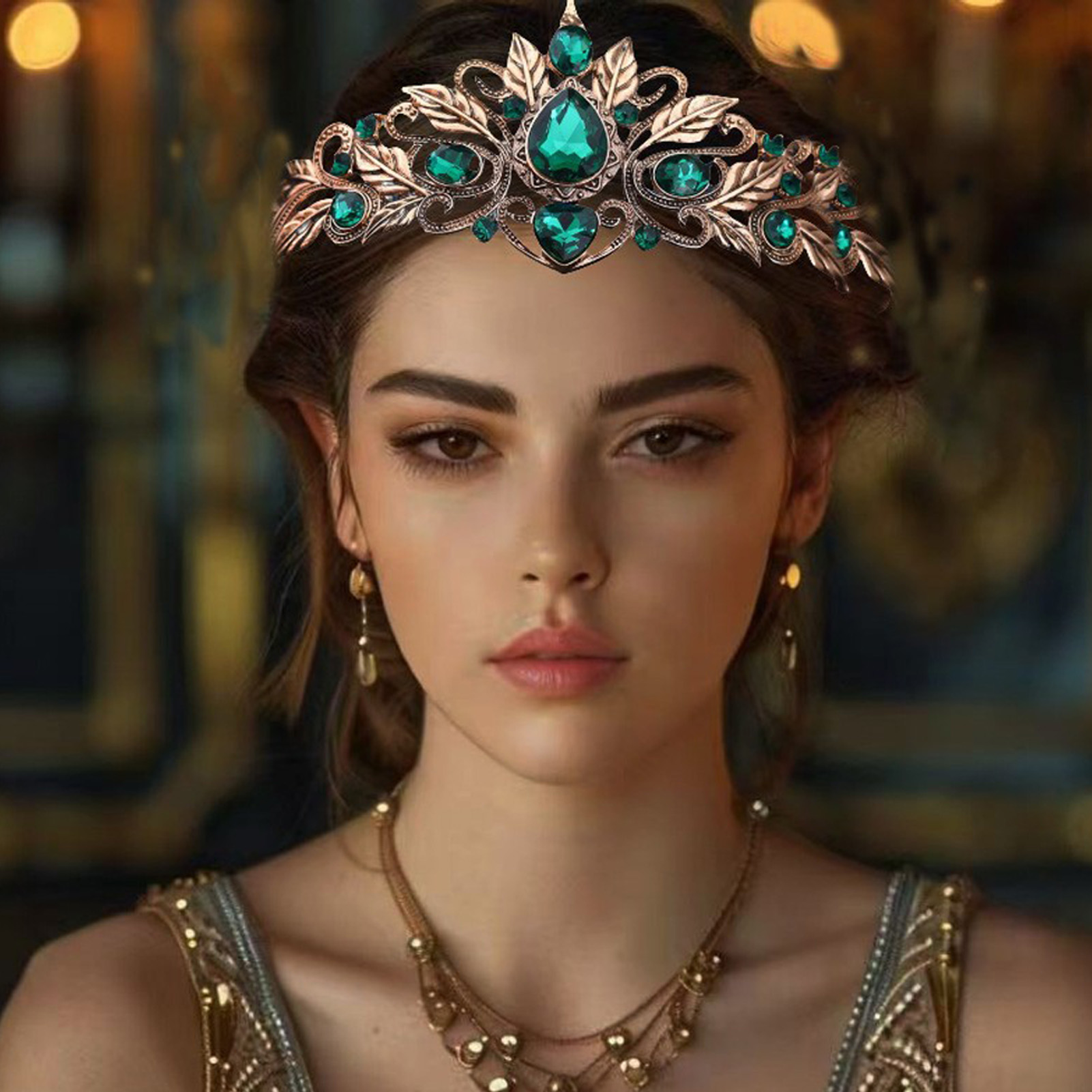 Okrągła ozdoba do włosów w sty – Women Accessories For Wedding recenzja i cena