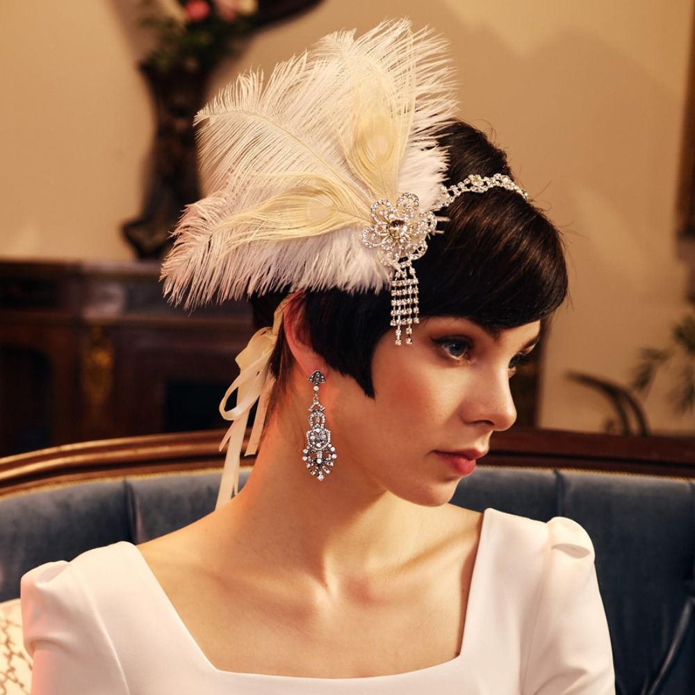 Vintage Opaska do włosów z pió – Women Accessories Online recenzja i cena