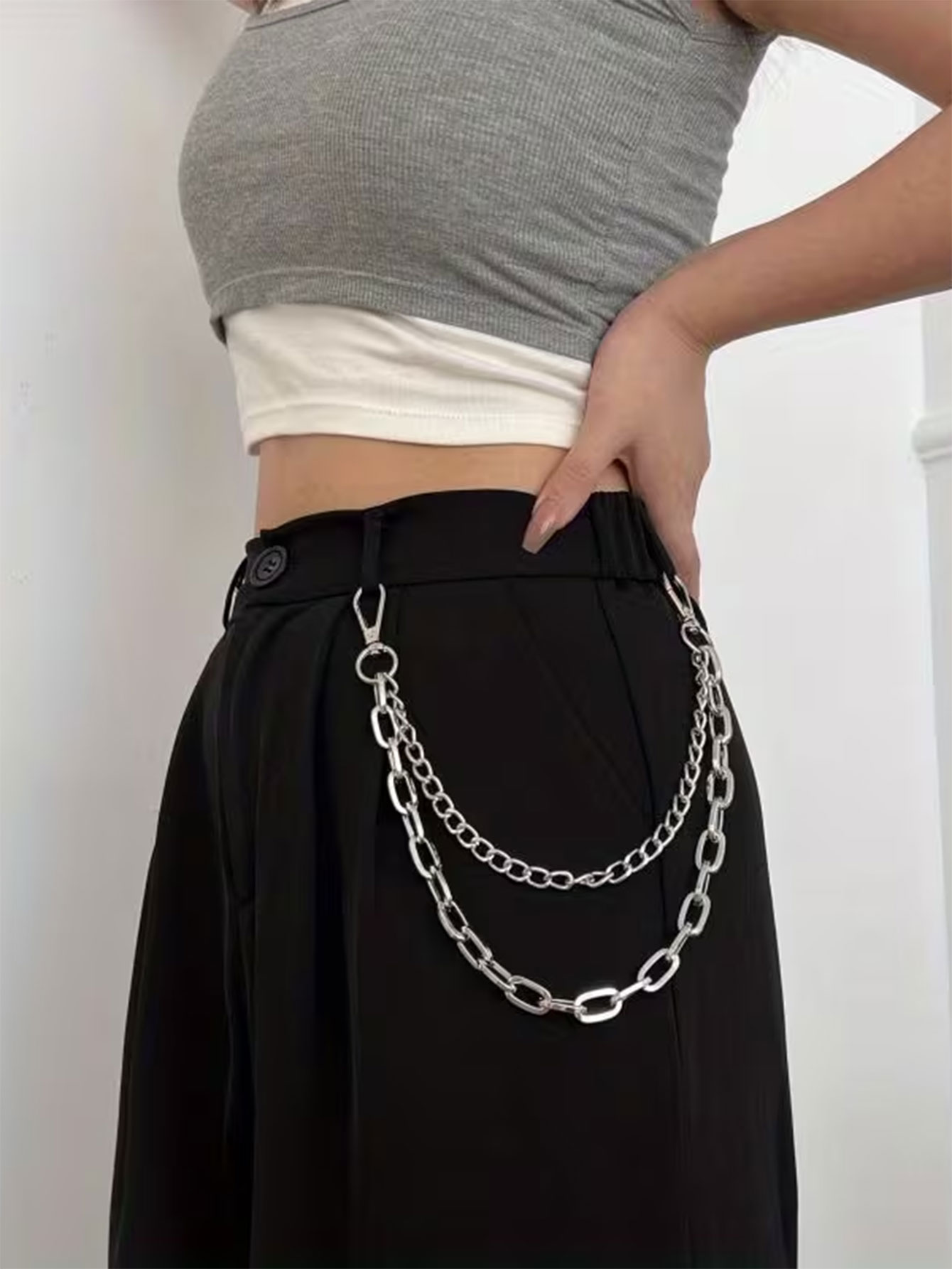 Unisexowy łańcuch na pas w sty – Women'S Jeans Accessories Chain recenzja i cena