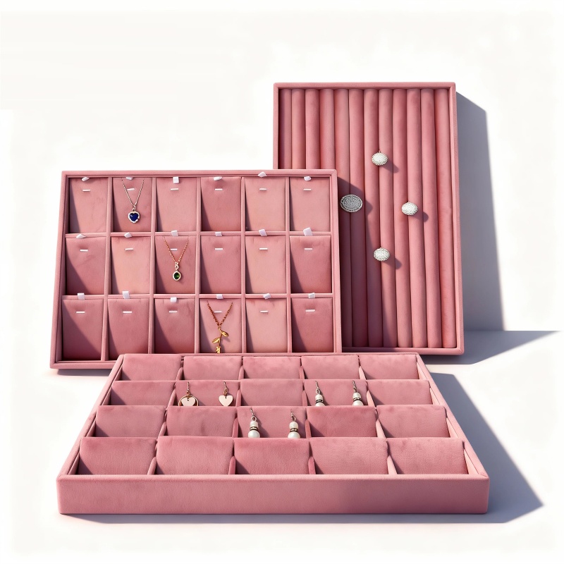 Aksamitne tacki na biżuterię d – Women Accessories Drawer recenzja i cena