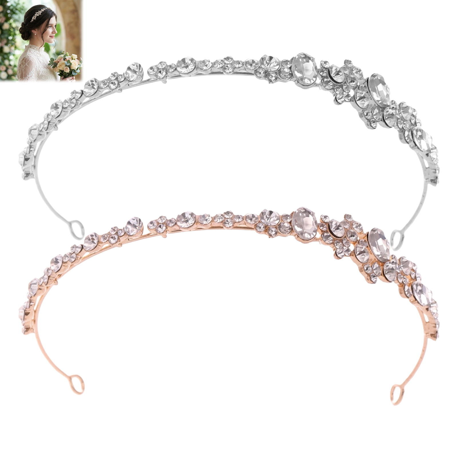 Aluminiowa opaska do włosów z  – Women Accessories For Wedding recenzja i cena