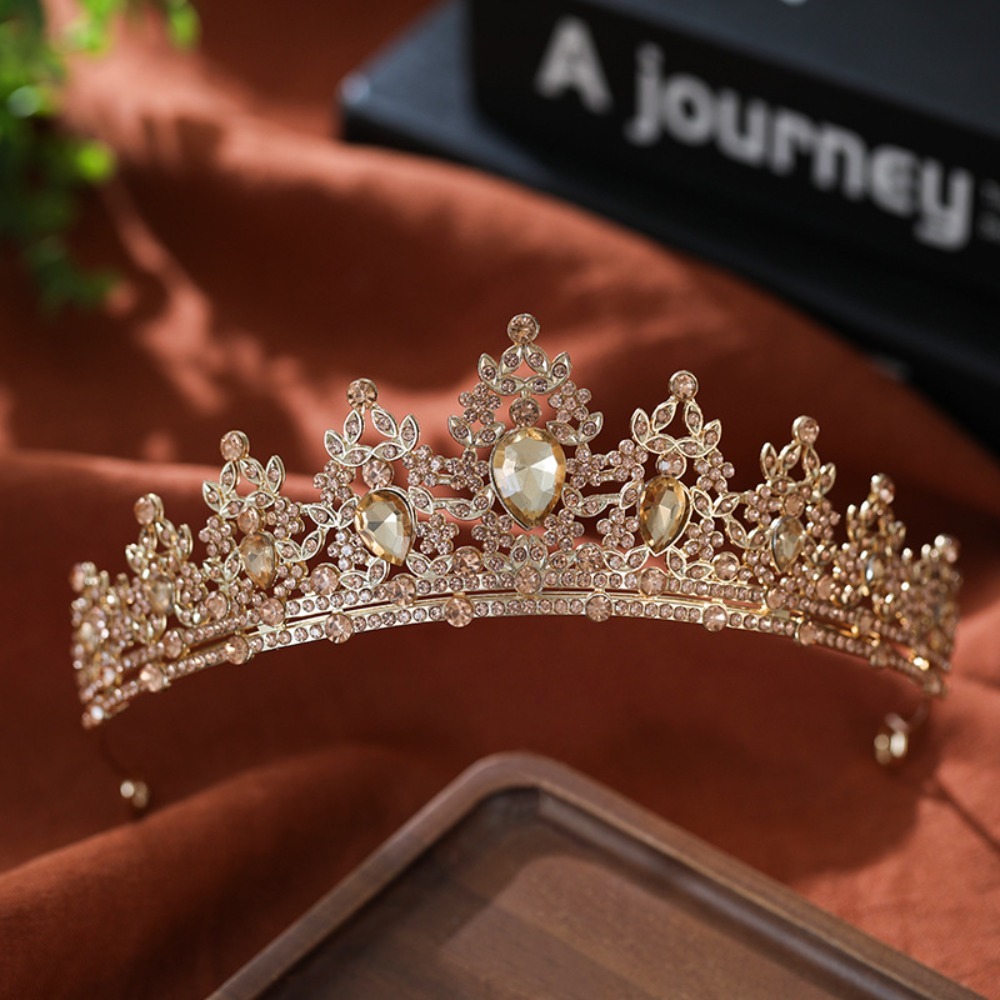 Vintage Korona Ślubna z Liśćmi – Women Accessories For Wedding recenzja i cena