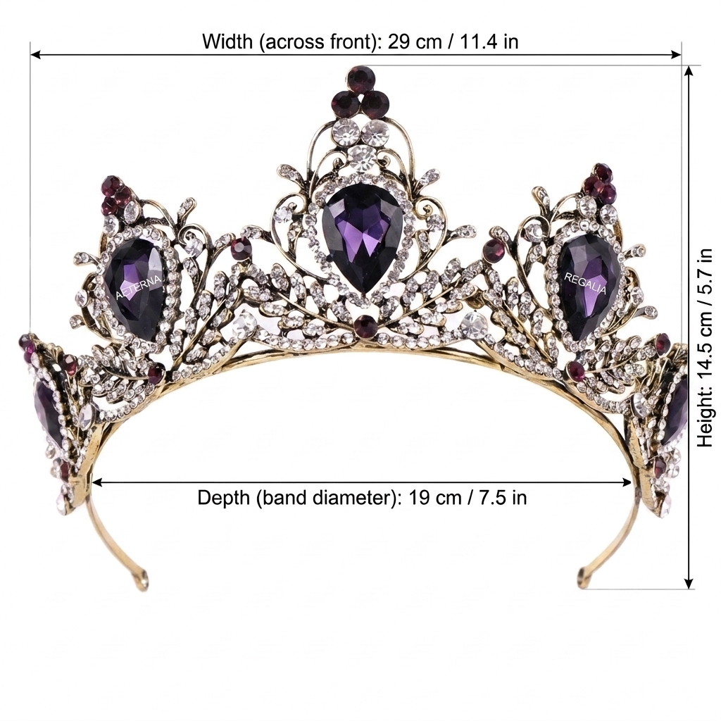 Lekka barokowa korona na głowę – Women'S Accessories And Jewelry recenzja i cena