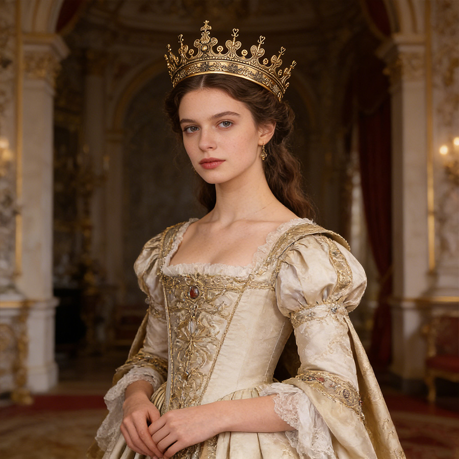 Vintage Barokowa Brązowa Tiara – Queen Accessories recenzja i cena
