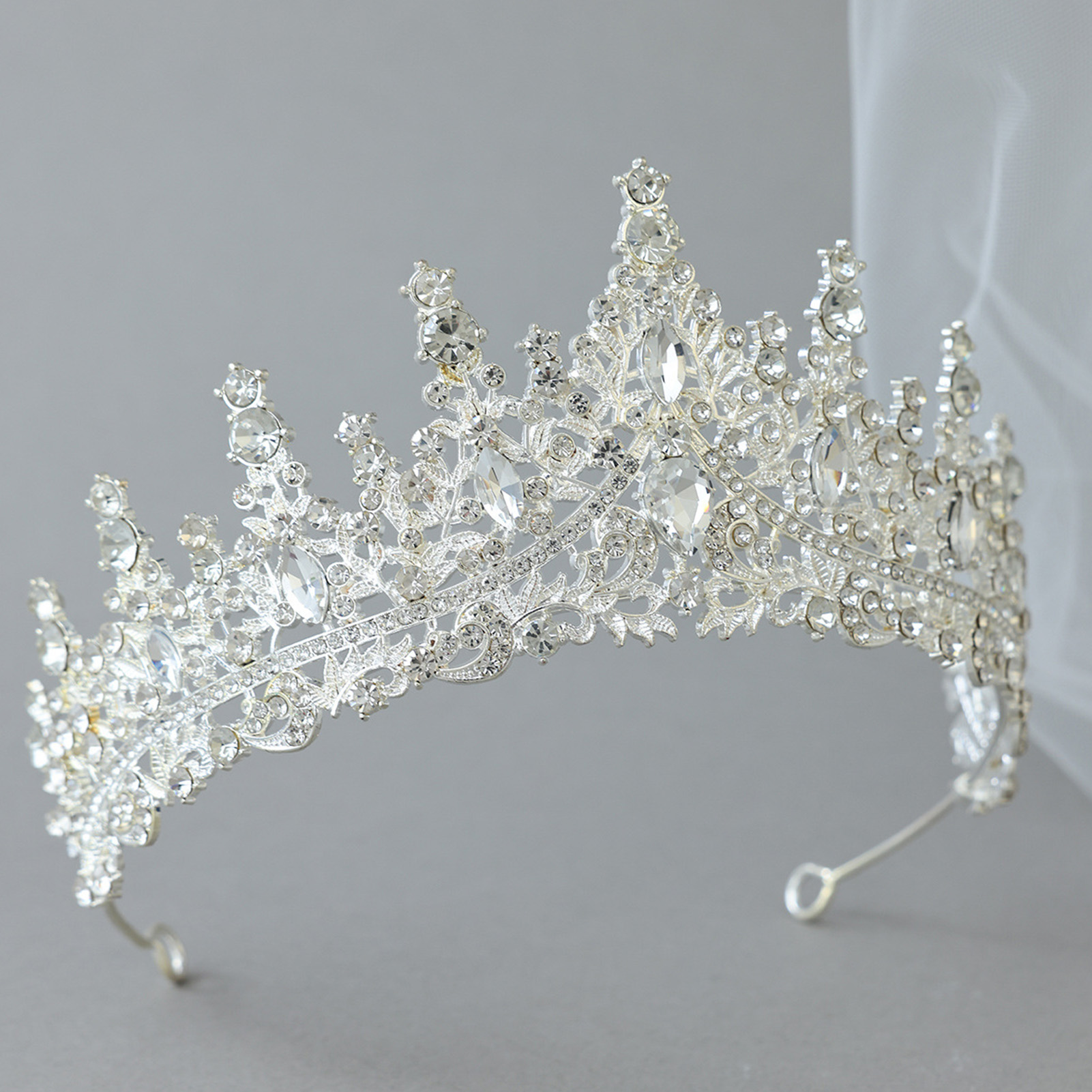 Świecąca korona ślubna z cyrko – Women'S Accessories And Jewelry recenzja i cena