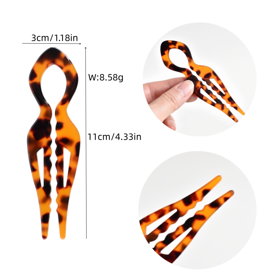 1 szt. Akrylowa spinka do włos – Hair Fork Stick recenzja i cena
