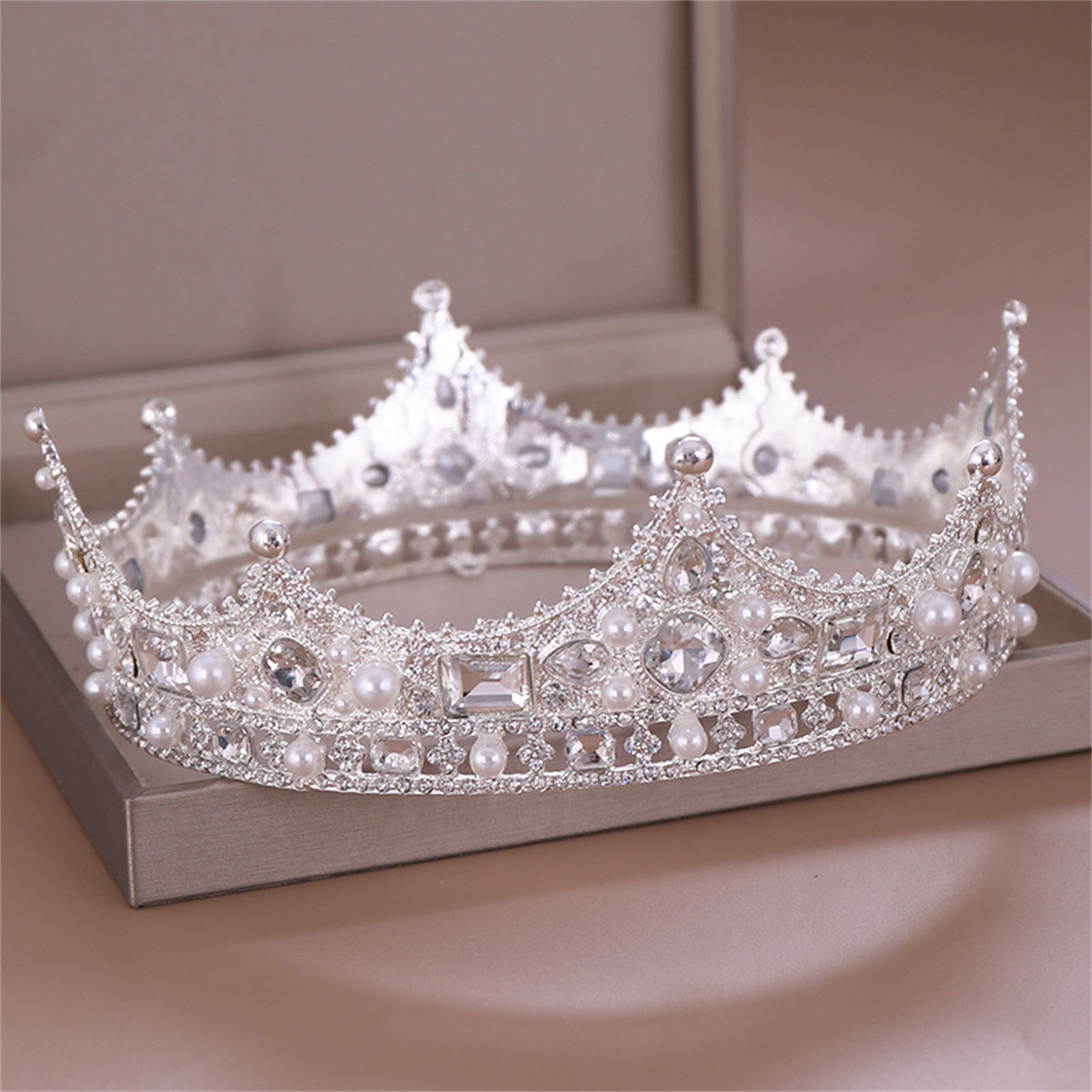 Aluminiowa Korona Tiara Retro  – Women Accessories For Wedding recenzja i cena