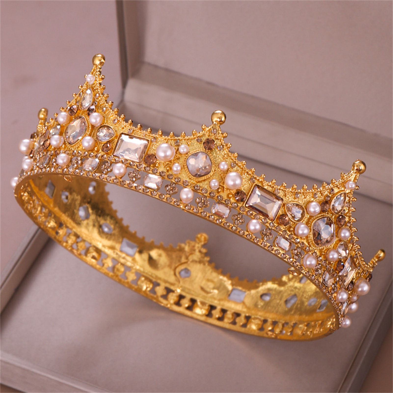 Aluminiowa Korona Tiara Retro  – Women Accessories For Wedding recenzja i cena